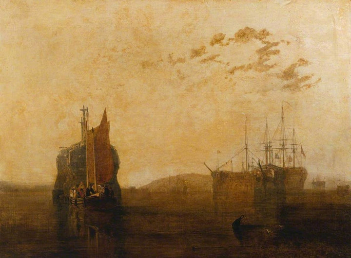 Hulks on the Tamar, c.1812 Painting by Joseph Mallord William Turner