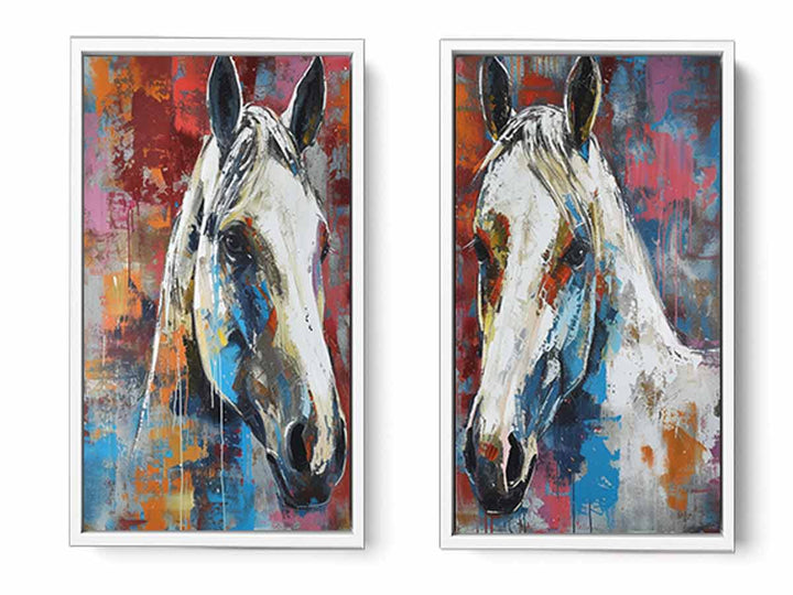 2 Piece Horse Wall Art