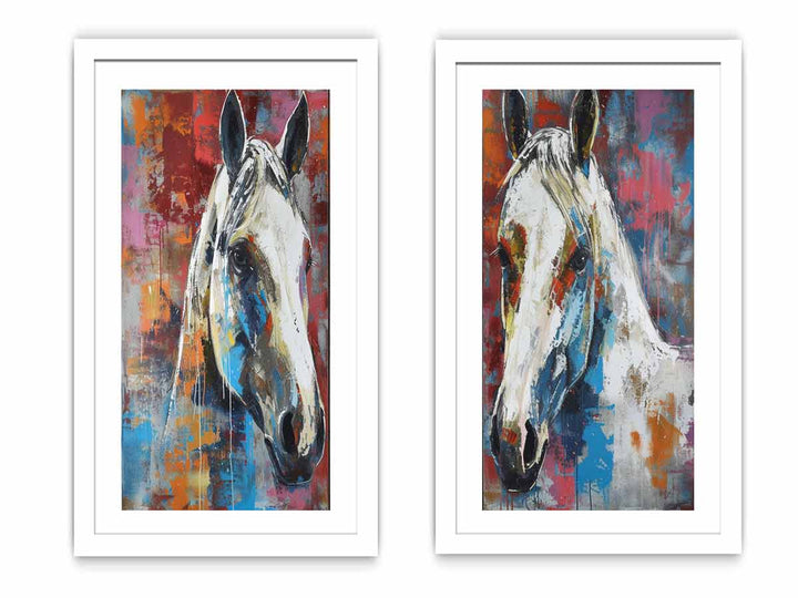 2 Piece Horse Wall Art