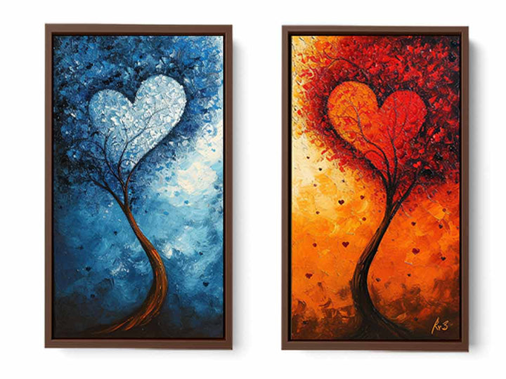 Twisting Love Trees Art Set