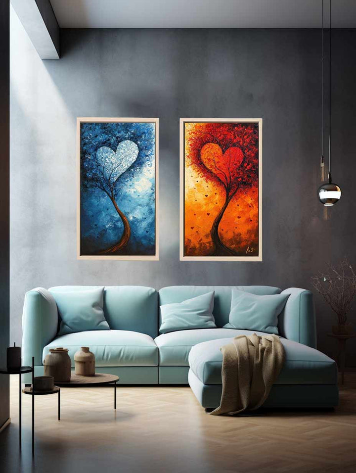 Twisting Love Trees Art Set