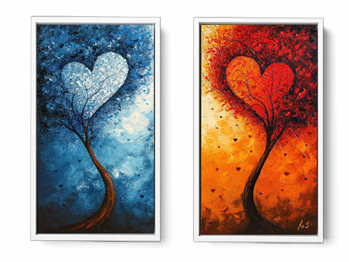 Twisting Love Trees Art Set