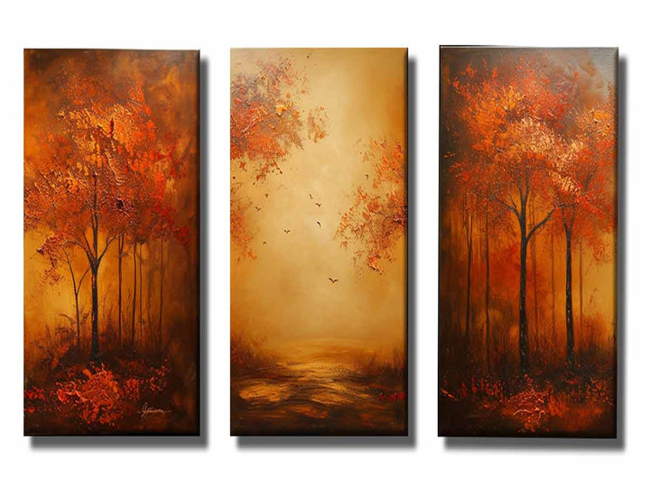 3 Piece Tree  Art Set