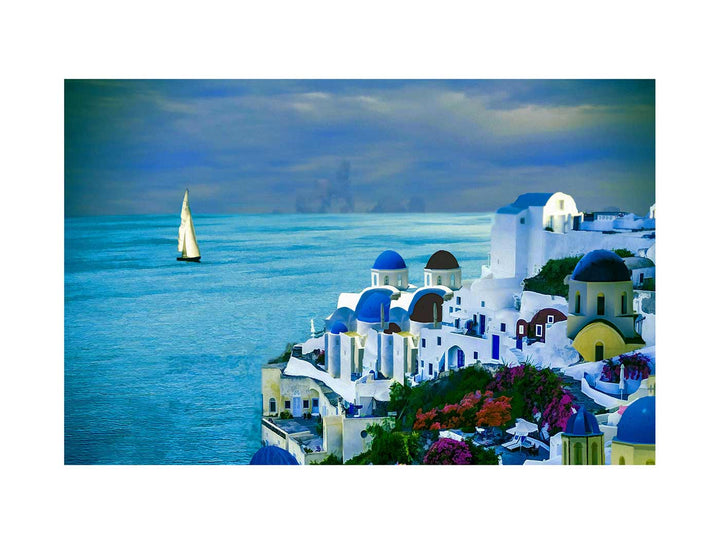 Santorini  Painting 2