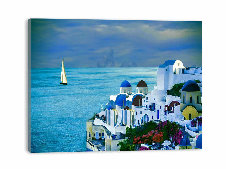 Santorini  Painting 2 