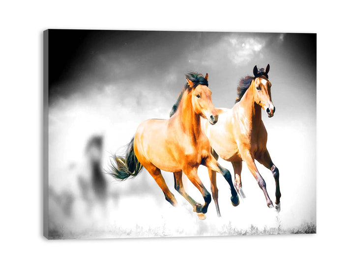 Horse Couple Painiting 