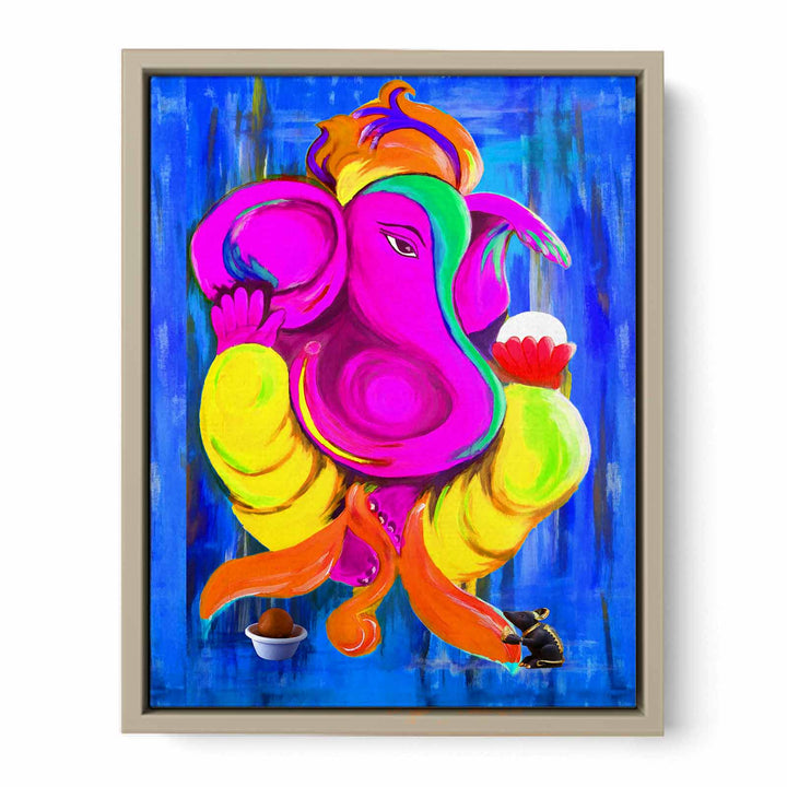 Ganesha Pink Painting 