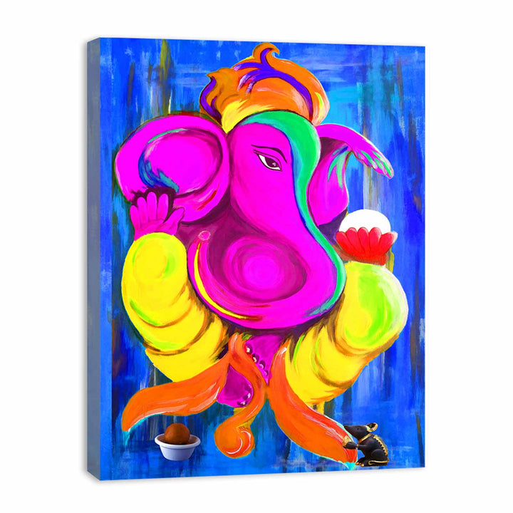 Ganesha Pink Painting 