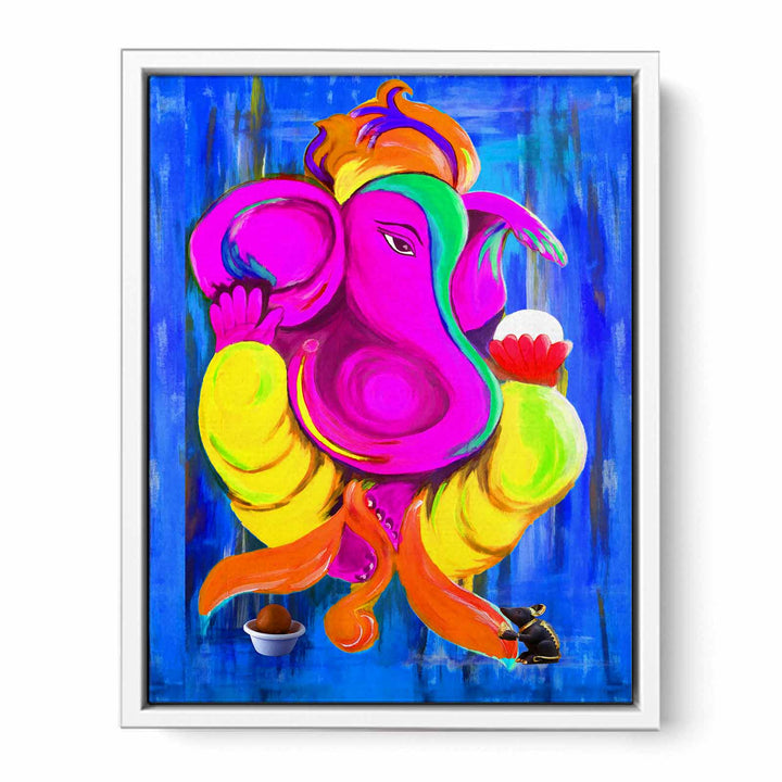 Ganesha Pink Painting 