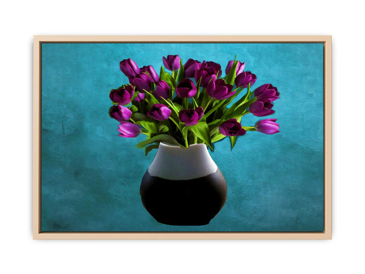 Purple Flowers Painting 