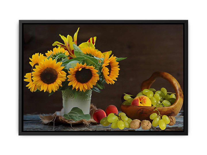 Sunflower Still Life Painting 