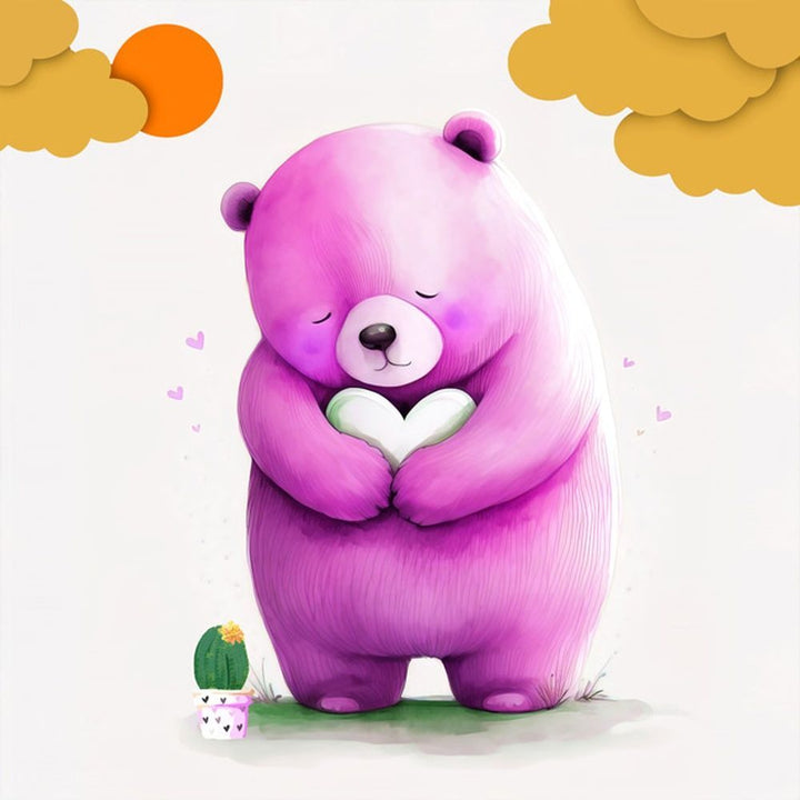 Teddy Bear Painting 