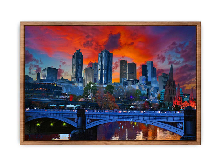 Melbourne City  Painting 