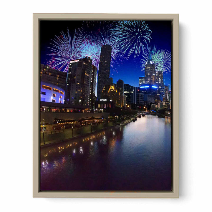 Melbourne Yarra River Painting 