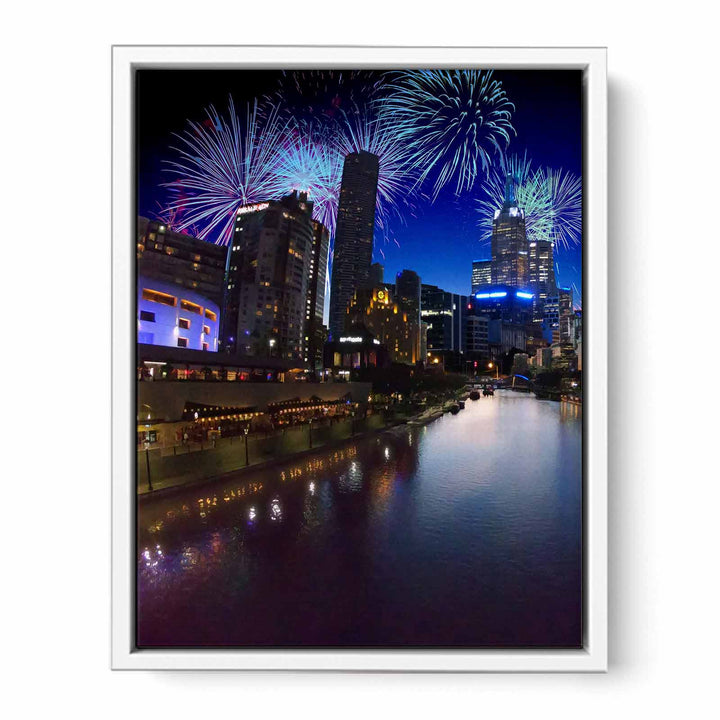 Melbourne Yarra River Painting 