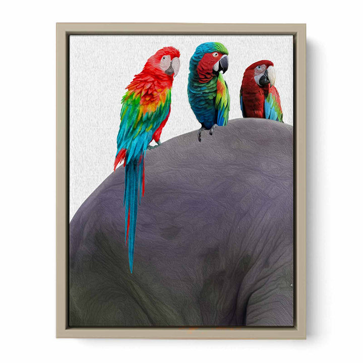 Australian Parrot Painting 