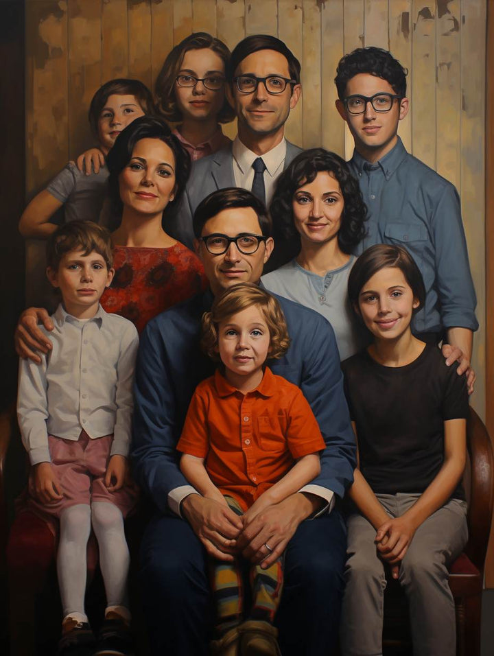 Family Portrait Painting