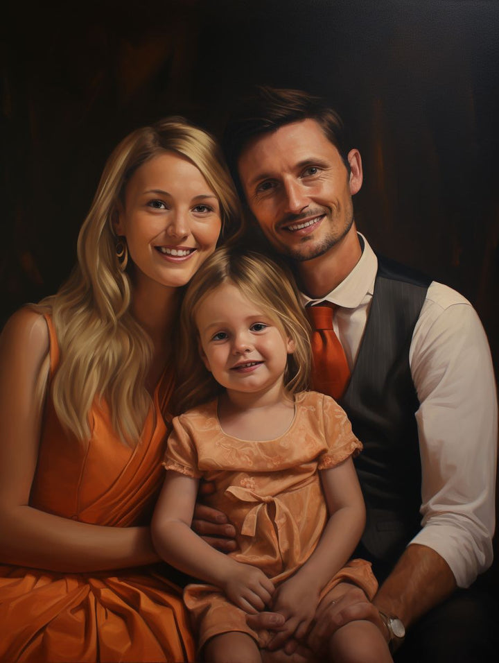 Family Portrait Painting