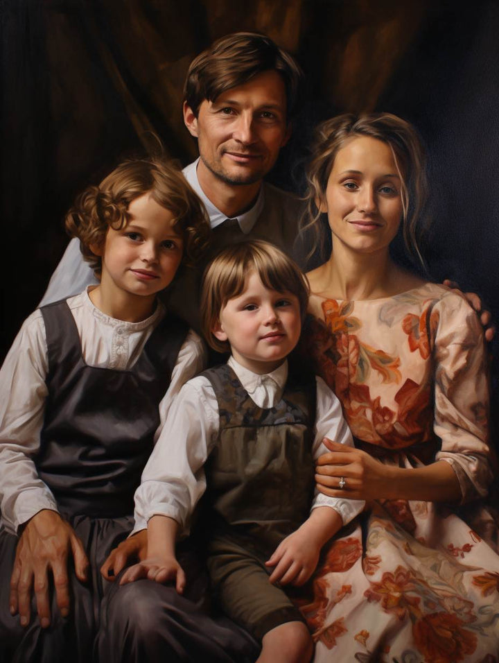 Family Portrait Painting