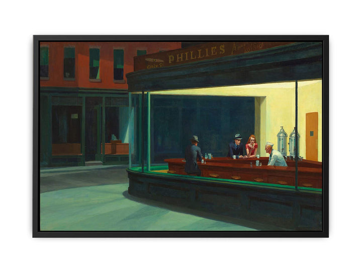 Nighthawks Painting