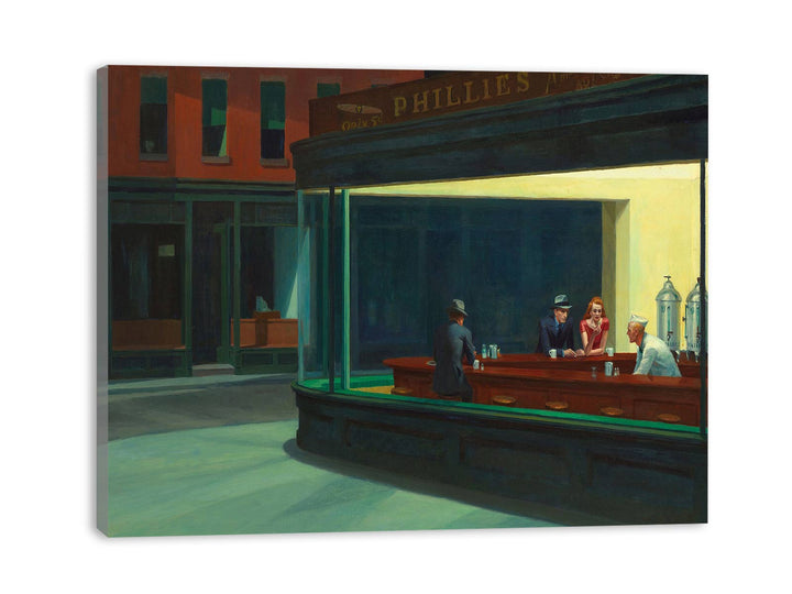 Nighthawks Painting